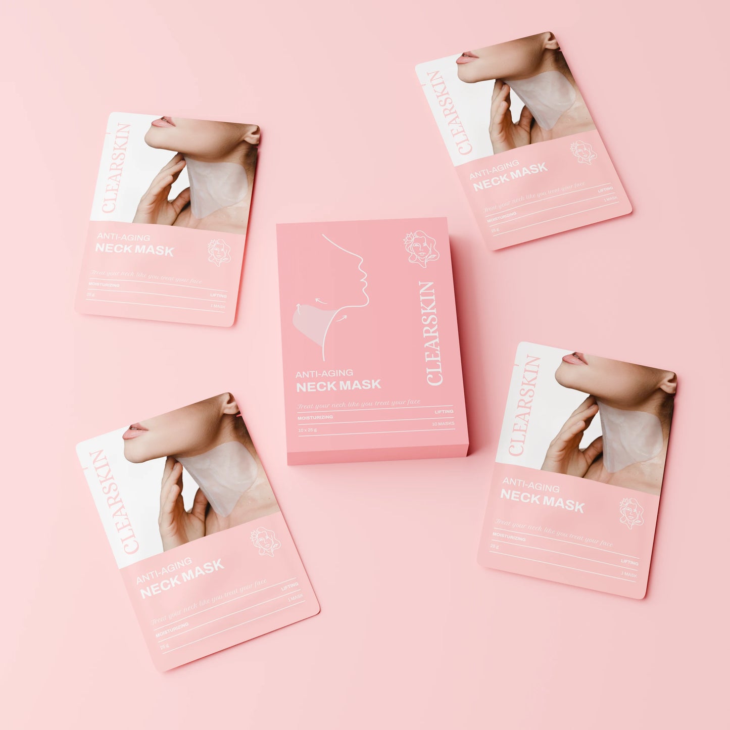 Anti-Aging Neckmask - 10 pcs